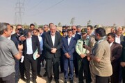 کلنگ‌زنی نیروگاه ۱۰۰ مگاواتی خورشیدی در دهلران