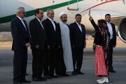 رئیس‌جمهور پزشکیان وارد ایلام شد