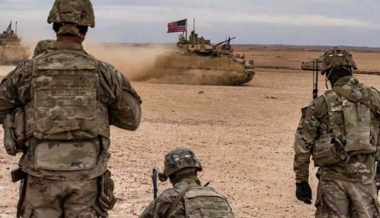 رزمایش مشترک نیروهای ائتلاف بین‌المللی و SDF در پایگاه قصرک حسکه برگزار شد