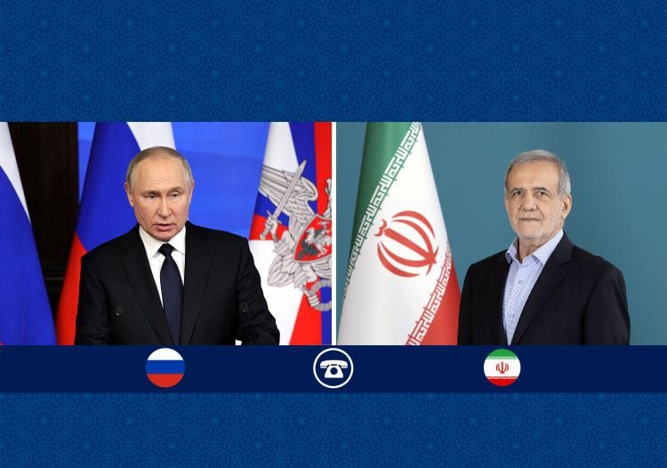 گفتگوی تلفنی پوتین و پزشکیان/ پوتین: تجاوزات رژیم صهیونیستی نقض آشکار قواعد بین‌المللی