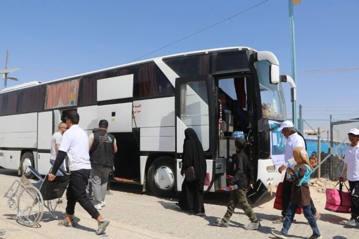 در چارچوب بازگشت داوطلبانه، ۱۷۸ پناهجو از اردوگاه هول عازم حلب شدند