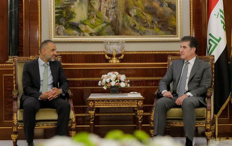 نچیروان بارزانی و سفیر بریتانیا بر حل‌وفصل اختلافات اربیل و بغداد تأکید کردند