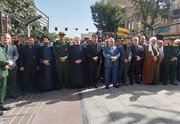 پیکر شهید «رضا بسطامی» در سنندج تشییع شد