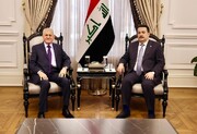 سەرۆک وەزیران و سەرۆک کۆماری عێراق پرسی مووچەی فەرمانبەرانی هەرێمیان تاوتوێ کرد