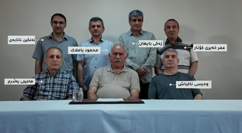 ئەو کەسانە لە پەیامە ڤیدیۆیەکەی ئۆجەلاندا دەرکەوتن کێ بوون؟