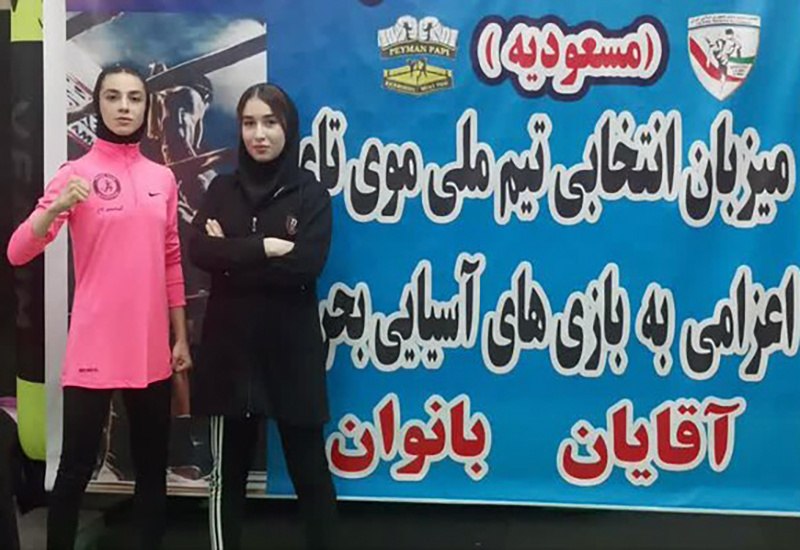 «روژان بهنامی» راهی رقابت های آسیایی موی تای شد