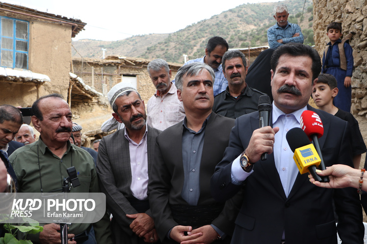 روز اول سفر معاون توسعه روستایی و مناطق محروم رئیس جمهور به کردستان
