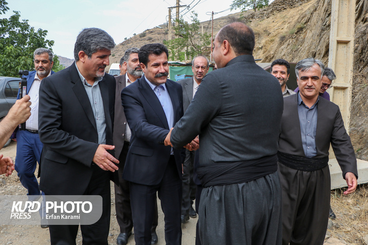 روز اول سفر معاون توسعه روستایی و مناطق محروم رئیس جمهور به کردستان