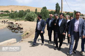 دومین روز سفر معاون توسعه روستایی و مناطق محروم رئیس جمهور به کردستان / عکاس : عرفان کرمی
