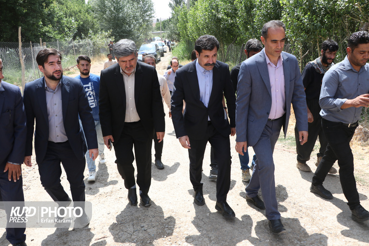 دومین روز سفر معاون توسعه روستایی و مناطق محروم رئیس جمهور به کردستان / عکاس : عرفان کرمی