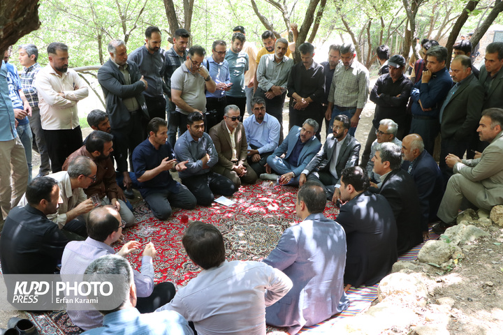 دومین روز سفر معاون توسعه روستایی و مناطق محروم رئیس جمهور به کردستان / عکاس : عرفان کرمی