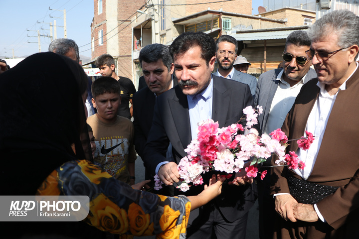 سومین روز سفر معاون توسعه روستایی و مناطق محروم رئیس جمهور به کردستان / عکاس : عرفان کرمی