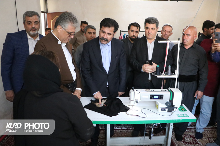 سومین روز سفر معاون توسعه روستایی و مناطق محروم رئیس جمهور به کردستان / عکاس : عرفان کرمی