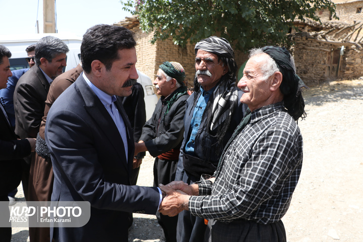 سومین روز سفر معاون توسعه روستایی و مناطق محروم رئیس جمهور به کردستان / عکاس : عرفان کرمی