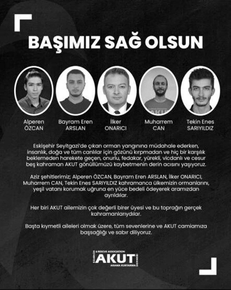 فاجعه در اسکیشهر؛ ۱۰ نیروی امدادی زنده زنده در آتش سوختند