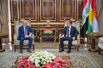 تأکید بر جایگاه فدرالی اقلیم کردستان در دیدار مسرور بارزانی با سرکنسول آمریکا