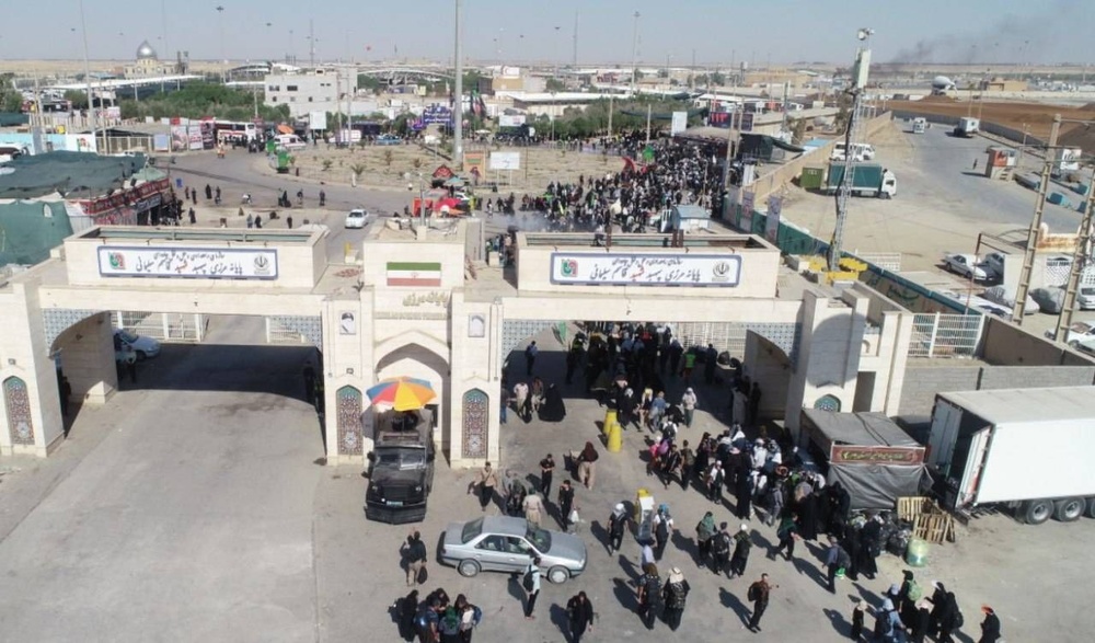 تردد ۳۳۸ هزار زائر از مرز بین‌المللی مهران در ماه محرم