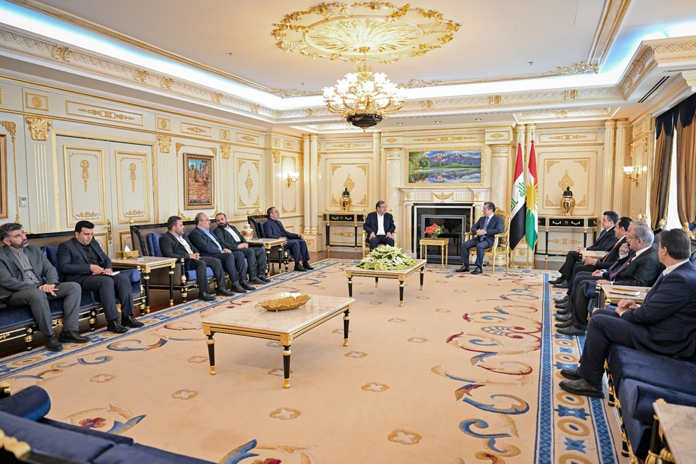 هیاتی از ایران به ریاست استاندار آذربایجان غربی  با نخست‌وزیر اقلیم کردستان دیدار کرد