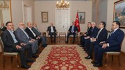 دیدار هاکان فیدان با هیئت حماس در استانبول
