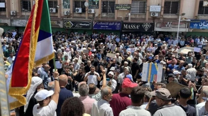 شهروندان سویداء خواستار خروج نیروهای دولت موقت سوریه از این شهر شدند شهروندان سویداء خواستار خروج نیروهای دولت موقت سوریه از این شهر شدند