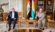 خمیس خنجر با مسعود بارزانی دیدار کرد