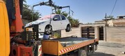 انتقال خودروهای رها شده شهر مهران به پارکینگ اربعین / اطلاع‌رسانی از طریق سامانه ۱۲۰