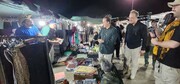 اولین بازارچه عشایری در مرز مهران افتتاح شد