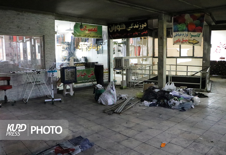 از شعله های بامداد تا دغدغه های بی پایان کاسبان پاساژ آشنا سنندج
