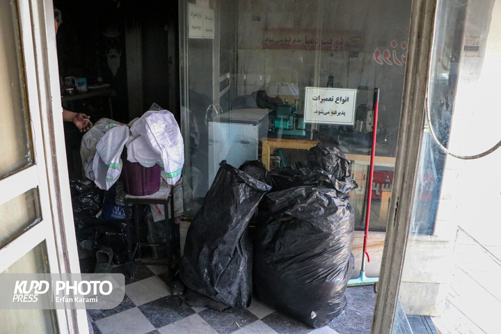 بازار در سوگ؛ شعله ای هایی که امید را خاکستر کردند، روایت تصویری آتش سوزی پاساژ آشنا سنندج/عکاس : عرفان کرمی