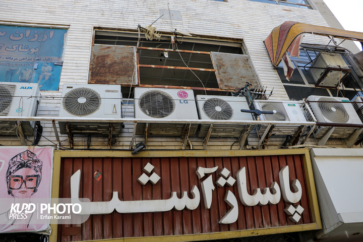 بازار در سوگ؛ شعله ای هایی که امید را خاکستر کردند، روایت تصویری آتش سوزی پاساژ آشنا سنندج/عکاس : عرفان کرمی