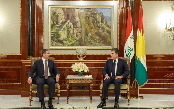 نچیروان بارزانی با معاون رئیس حزب عدالت و توسعه ترکیه دیدار کرد
