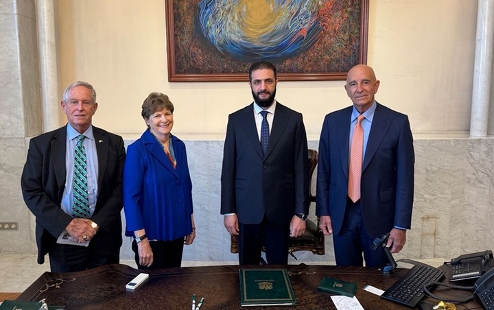 شاندێکی باڵای ئەمریکی لەگەڵ ئەحمەد شەرع کۆ بوونەوە