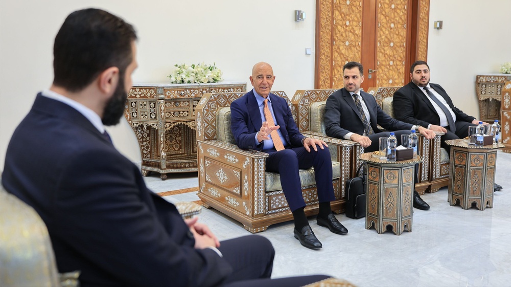 دیدار جولانی با هیئت عالی‌رتبه آمریکایی در دمشق