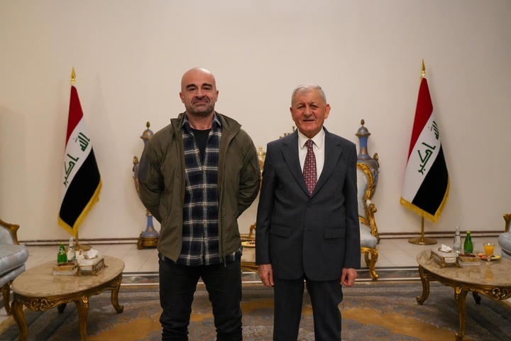  سەرۆککۆماری عێراق و بافڵ تاڵەبانی کۆ بوونەوە