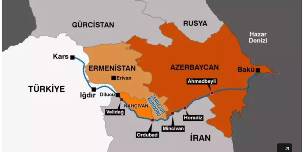 روسیه و ایران هم در آینده می فهمند که نگرانیهای آنها درباره زنگزور بیاساس بوده است