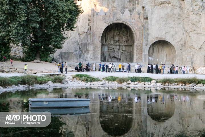 طاق بستان؛ نگین سنگی تاریخ ایران در دل کرمانشاه / عکاس : عرفان کرمی