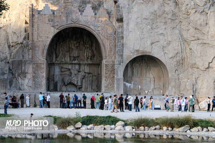 طاق بستان؛ نگین سنگی تاریخ ایران در دل کرمانشاه / عکاس : عرفان کرمی