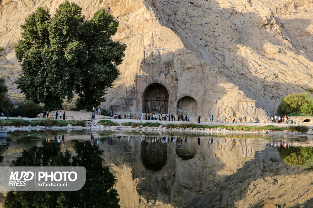 طاق بستان؛ نگین سنگی تاریخ ایران در دل کرمانشاه / عکاس : عرفان کرمی