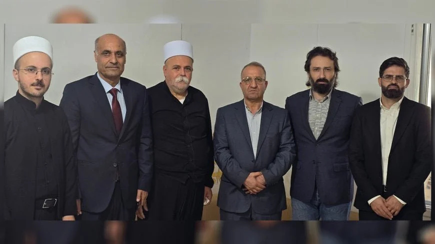 دیدار معاون روابط خارجی مدیریت خودگردان با رئیس شورای عالی دروزی‌های لبنان