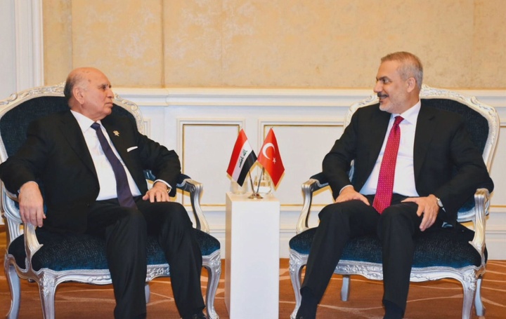 فوئاد حوسێن و هاکان فیدان چەند پرسێکی گرنگی ناوچەیی و دوو قۆڵییان تاوتوێ کرد