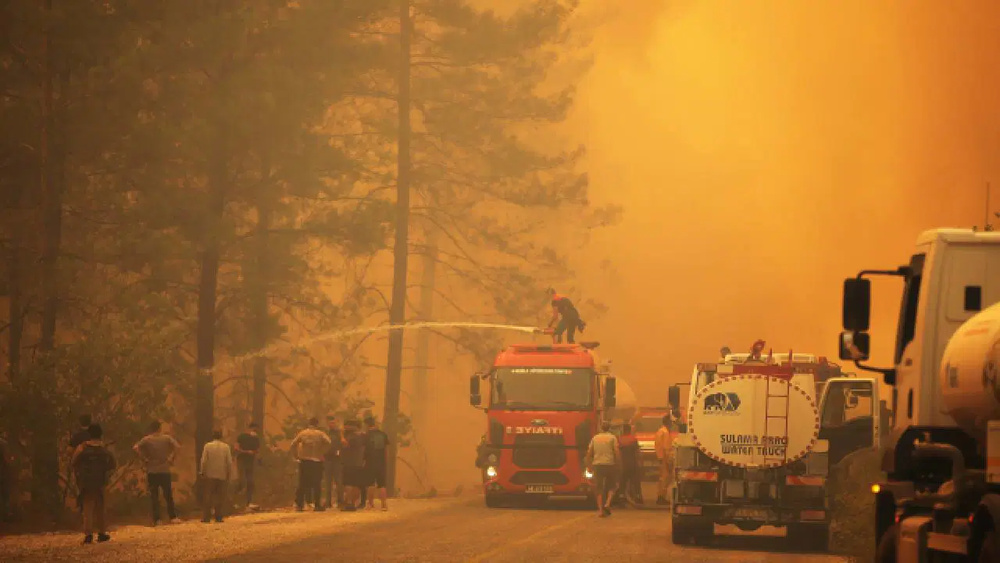 فاجعه آتش سوزی در موغلا؛ شهروندان از مناطق مسکونی تخلیه شدند