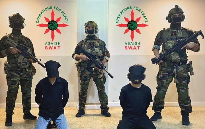 دستگیری دو فرد به اتهام تیراندازی به مقر پلیس در سلیمانیه