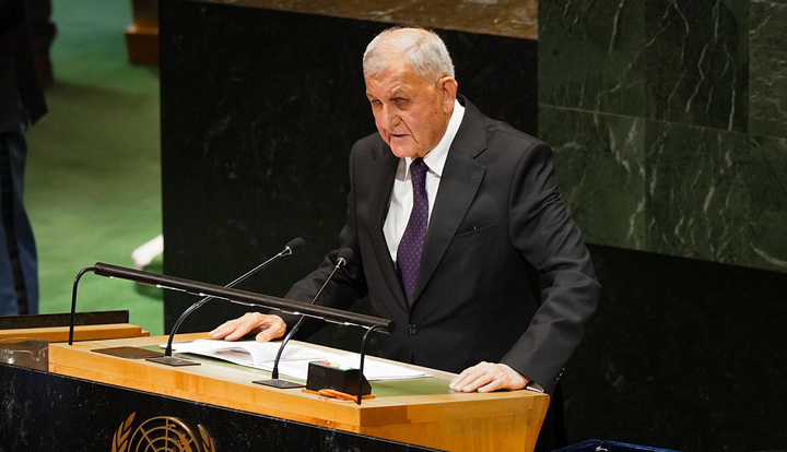 رئیس‌جمهور عراق: تنها راه امنیت خاورمیانه، تشکیل کشور مستقل فلسطین است