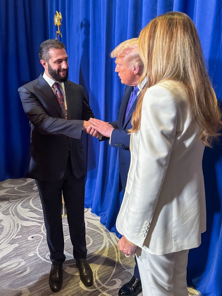 دیدار احمد شرع و دونالد ترامپ در حاشیه نشست مجمع عمومی سازمان ملل