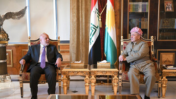 حیدر العبادی با مسعود بارزانی دیدار کرد