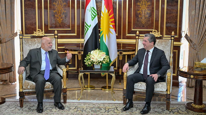 مسرور بارزانی و حیدر العبادی انتخابات پارلمانی عراق را بررسی کردند