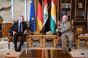 سفیر آلمان در دیدار با بارزانی: اقلیم کردستان عامل ثبات منطقه است