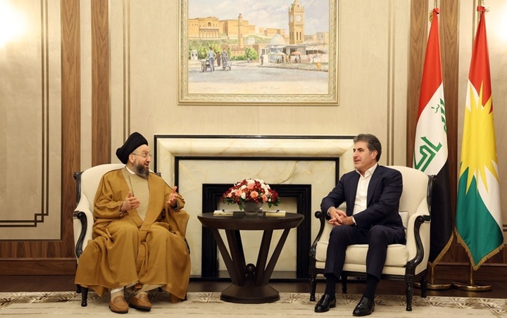 سەرۆکی ڕەوتی حیکمە لەگەڵ نێچیرڤان بارزانی کۆ بوویەوە