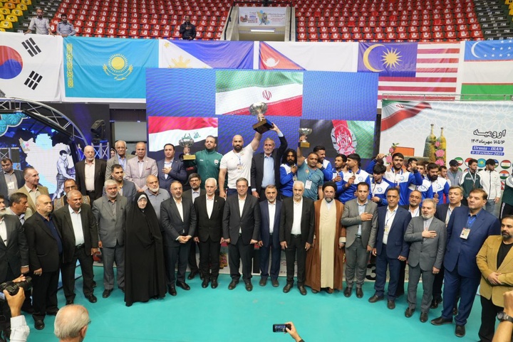 مسابقات زورخانه‌ای و کشتی پهلوانی قهرمانی آسیا در ارومیه پایان یافت