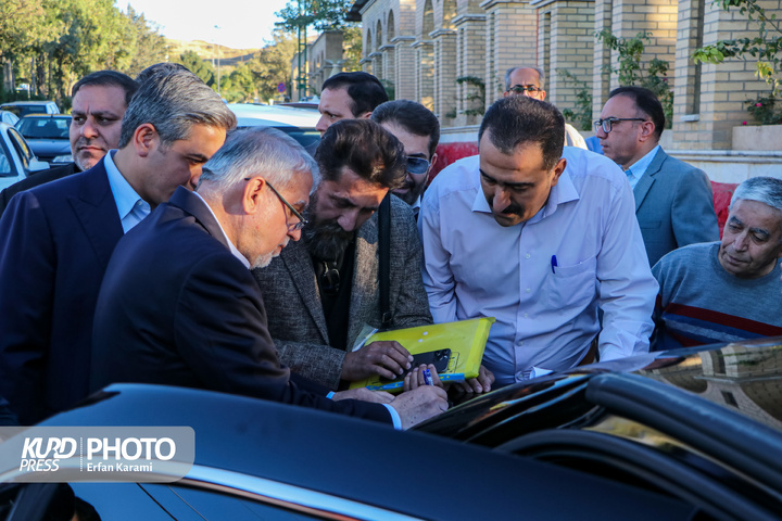 روز اول سفر وزیر میراث فرهنگی ، گردشگری و صنایع دستی به کردستان/ عکاس : عرفان کرمی